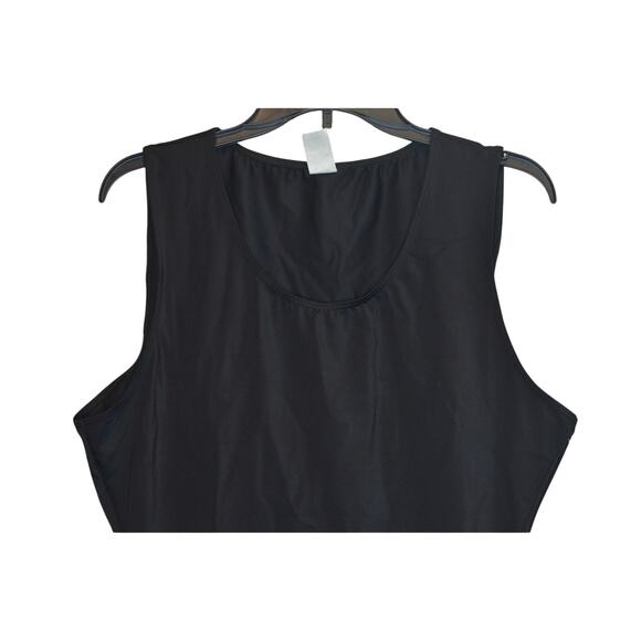 InstaSlim Pro Men's Black Sleeveless Compression Muscle Tank, Size XL - Picture 4 of 6